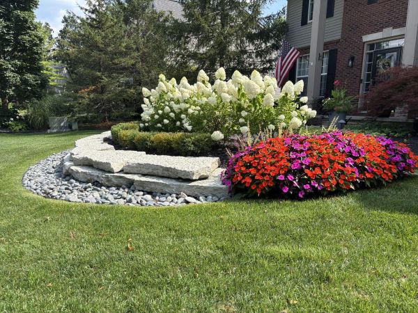 Landscape installation planned for Michigan weather and seasonal conditions